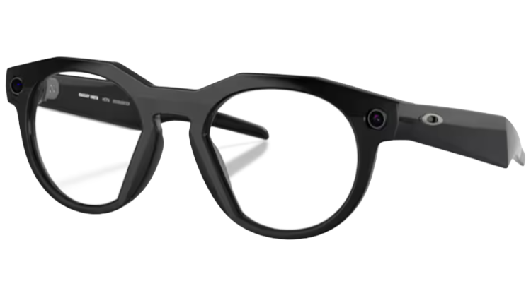 Oakley polished round glasses with Transitions violet photochromic lenses