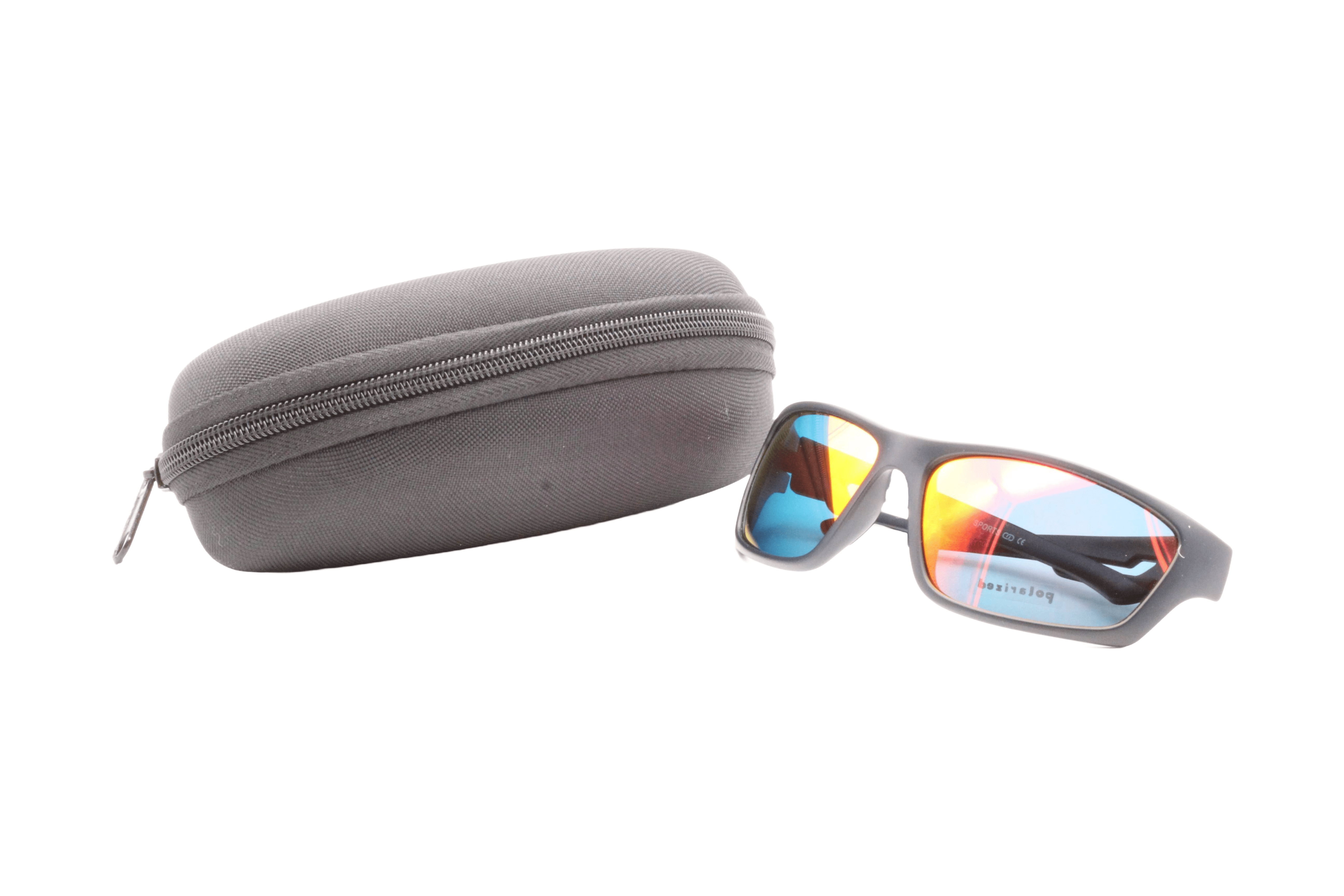 Wrap around polarised protective eye goggles for sun protection and hiking. 